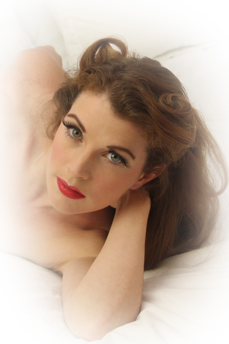 Female model photo shoot of Second Glances Photog, makeup by Filmreadyface