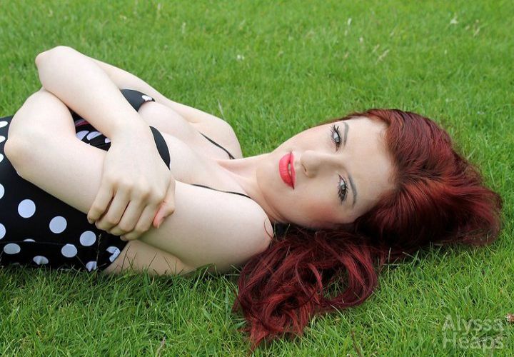 Female model photo shoot of Alex Mealand in Alyssa Heaps' garden, Childwall.