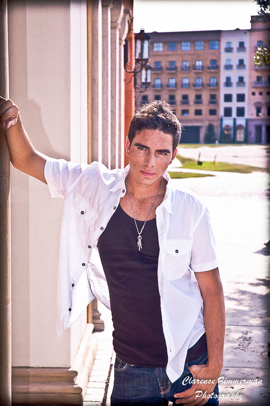 Male model photo shoot of Clarence Zimmerman in Orlando, Florida