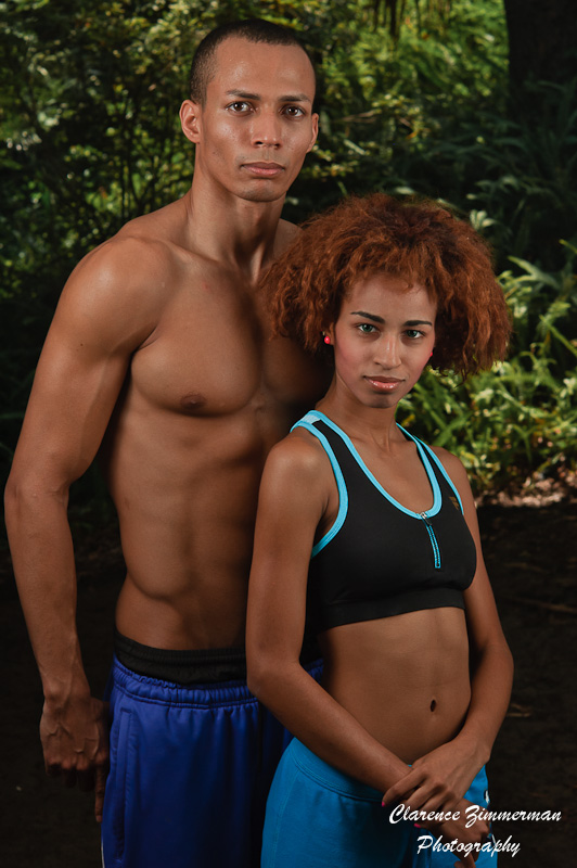Male and Female model photo shoot of Clarence Zimmerman, Lady Pelvic and Hile in Orlando, Florida