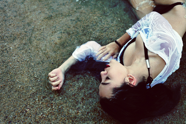 Female model photo shoot of Kayleigh June in Stanley Beach, Hong Kong