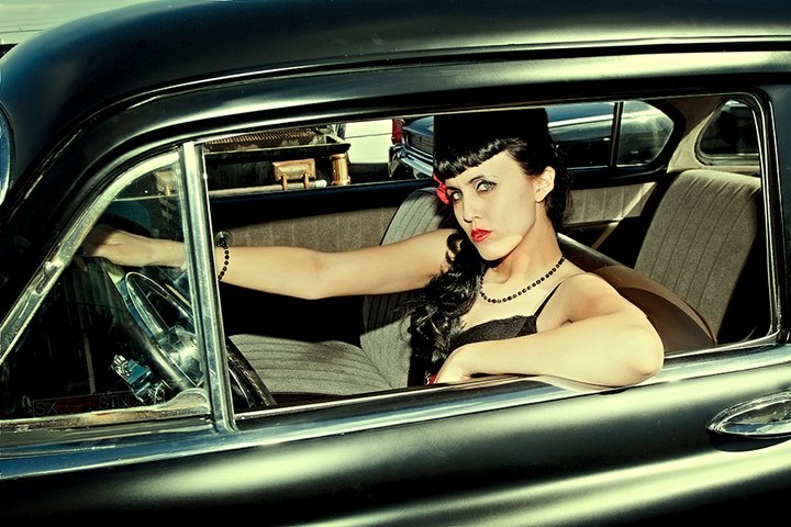 Female model photo shoot of Bluecollar Bettie by SIXEIGHTSTUDIOS