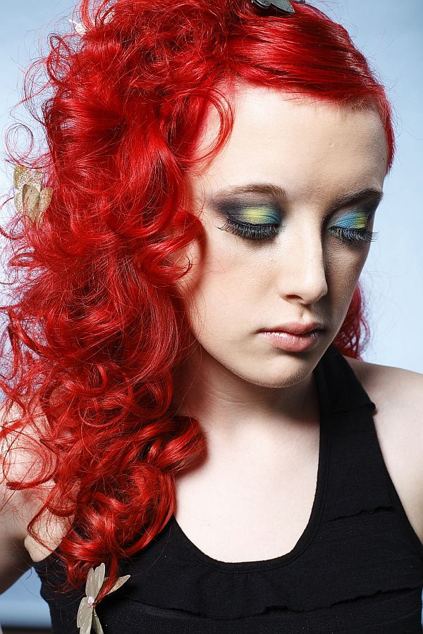 Female model photo shoot of Tricia Ostrom by Michael Chevalier in Paul Mitchell the School Michigan