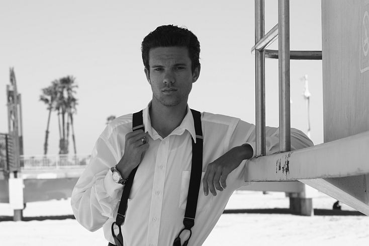 Male model photo shoot of Cody Weaver by Christy Weaver in Seal Beach