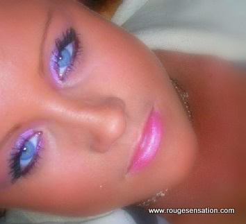Female model photo shoot of Charleston Rouge Makeup