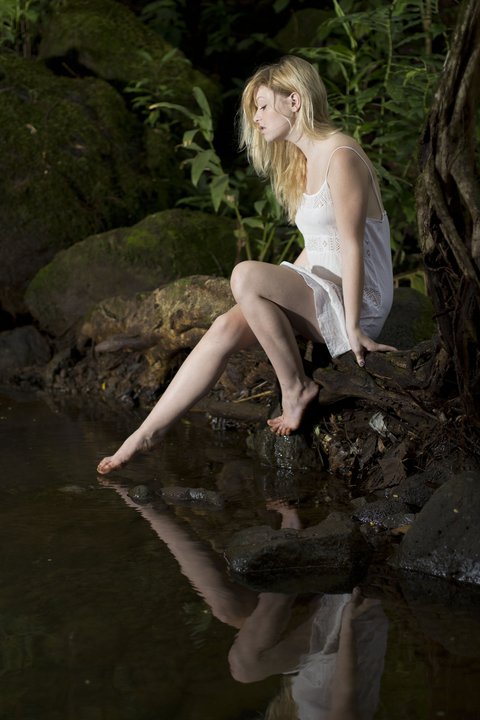 Female model photo shoot of Sass Wunderkind by ipoxstudios in Manoa Falls, HI