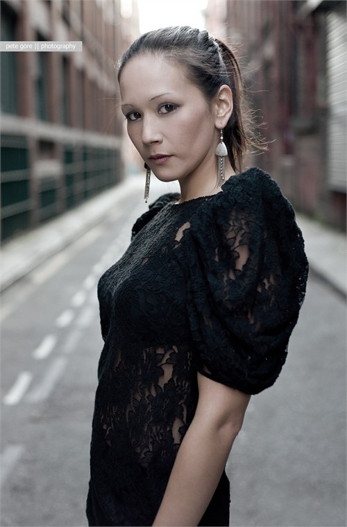 Female model photo shoot of Oriental Sugar in Manchester, England