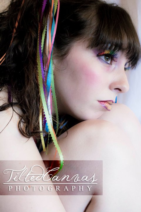 Female model photo shoot of Nerd Fatale by tiltedcanvas in Sedro-Woolley, WA, makeup by Ellen SD