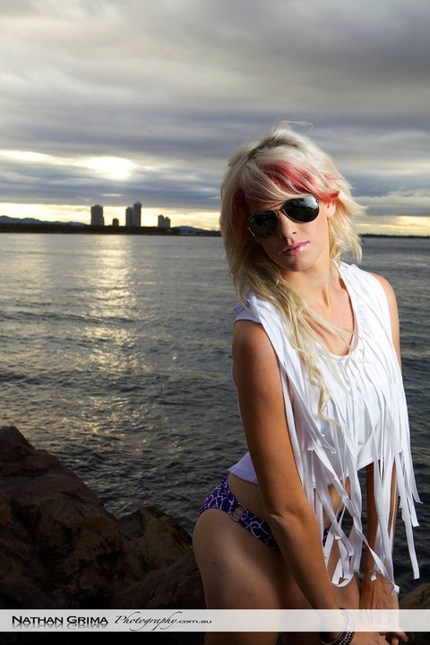 Female model photo shoot of Jess Somerfield in The Spit, Goldcoast