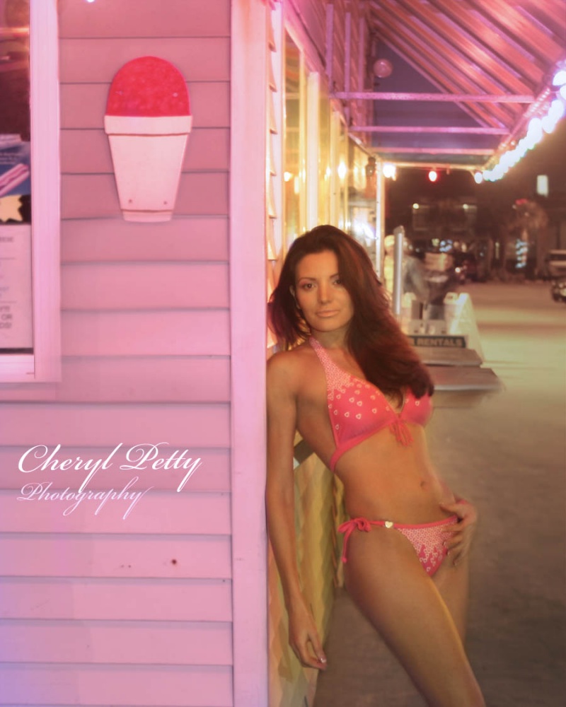 Female model photo shoot of Cheryl Petty  in Cocoa Beach