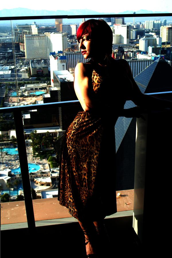 Female model photo shoot of DesireeVegas in Mix Las Vegas, Mandalay Bay Hotel, Las Vegas, NV