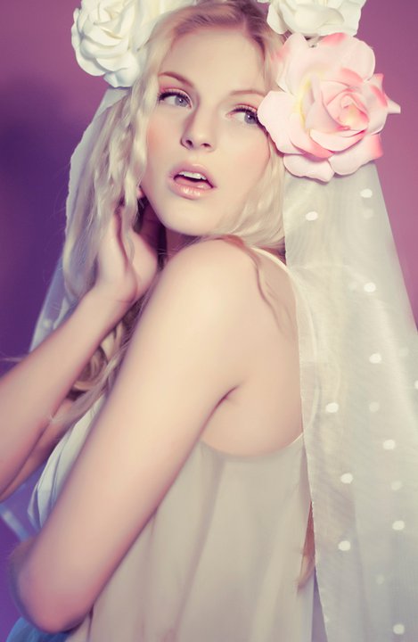 Female model photo shoot of Jessica Godfrey Makeup by Daniela Majic