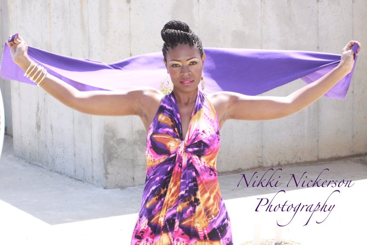 Female model photo shoot of Nikki Nickerson, wardrobe styled by Divalization_DivaDivine, makeup by FAB2GO Makeup Artistry