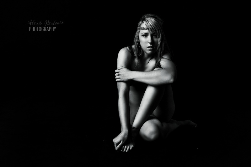 Female model photo shoot of AlexisNewtonPhotograpy in Studio