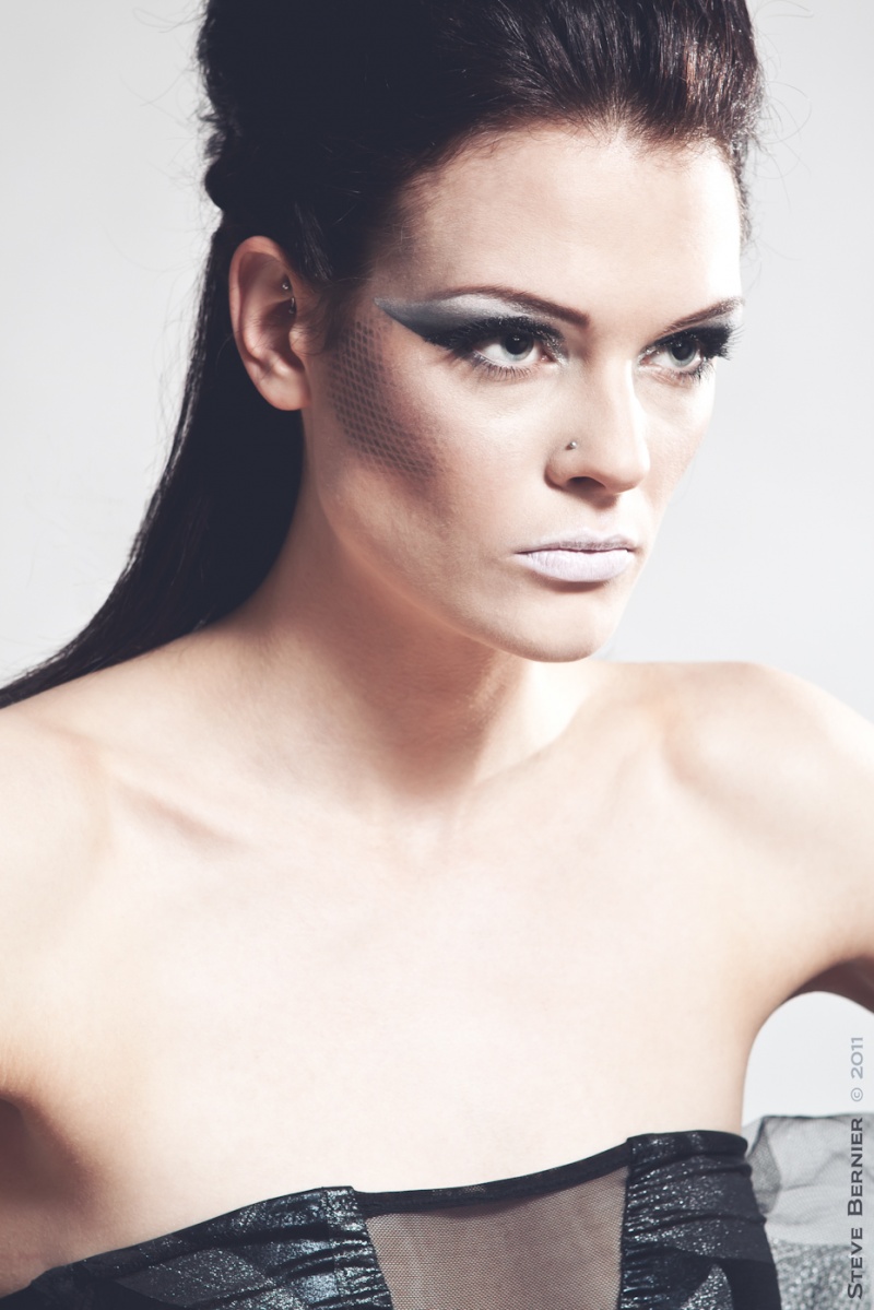 Female model photo shoot of Shar Elizabeth  by Steve Bernier, makeup by Brittany Pearl, clothing designed by Jasmine     Pearl