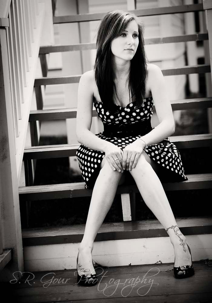 Female model photo shoot of Jessa Black by Shaun Gour in Mackenzie King Estate, Kingsmere building