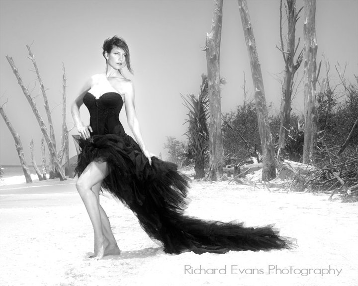 Female model photo shoot of Gerro Clothing Designer in Gulf Coast of Florida