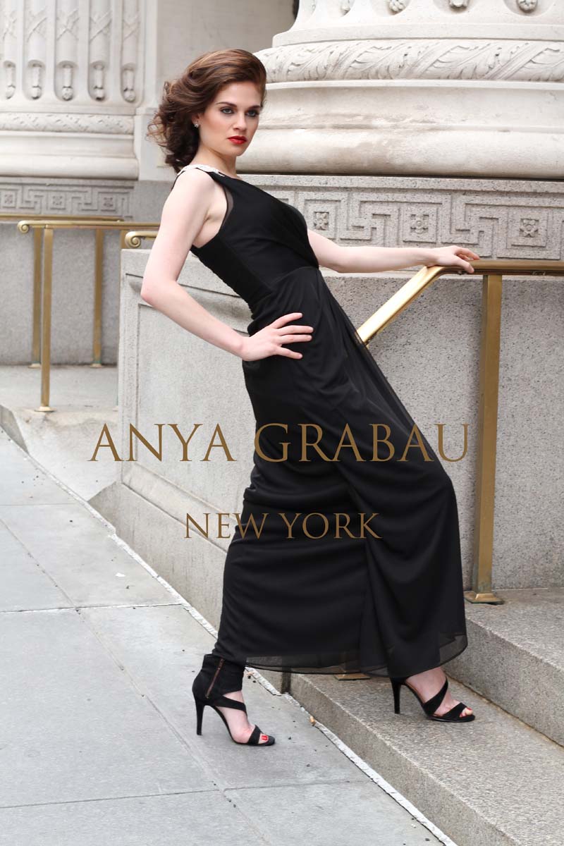 Female model photo shoot of Anya Grabau and BlankE in NYC