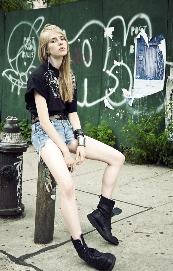 Female model photo shoot of Miranda Dorian in NYC- lower eastside