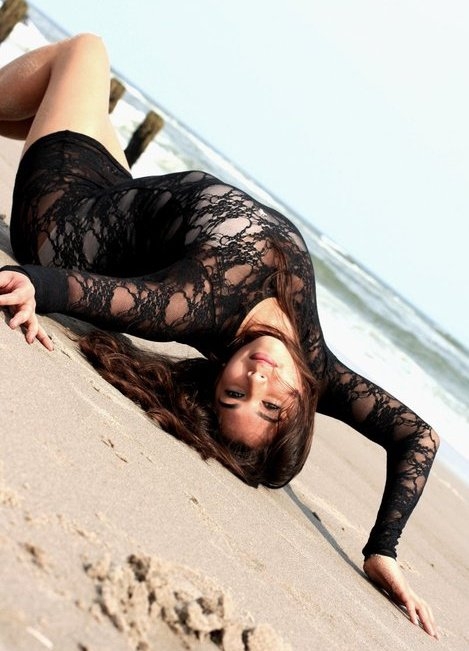 Female model photo shoot of Bianca La in Rockaway Beach, NY