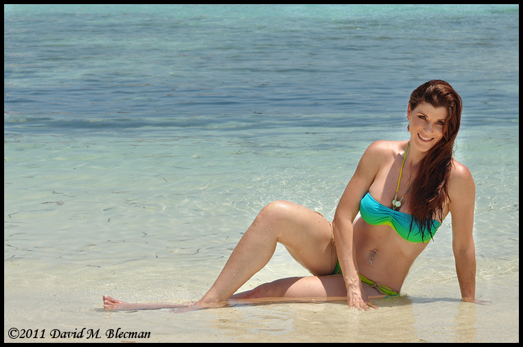 Female model photo shoot of Quinlin O Connell by Dave Blecman in Bahamas