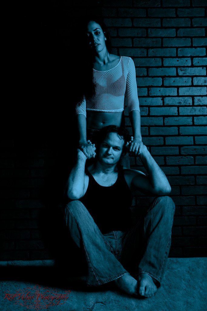 Male and Female model photo shoot of Buzz Ryan and Kimberly Prevatt by Red Velvet Photography