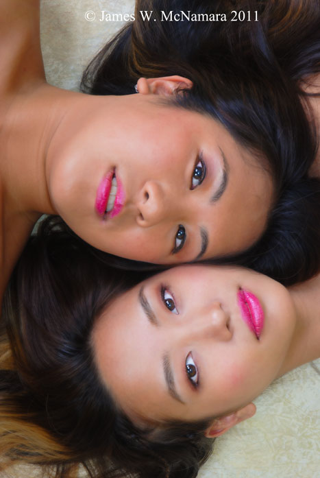 Male and Female model photo shoot of jwmcnamara, Teresa Ting and Catherine You in Studio - Long Beach, NY, makeup by colorme
