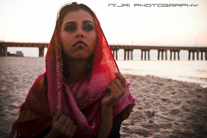 Female model photo shoot of Makeup By Janay