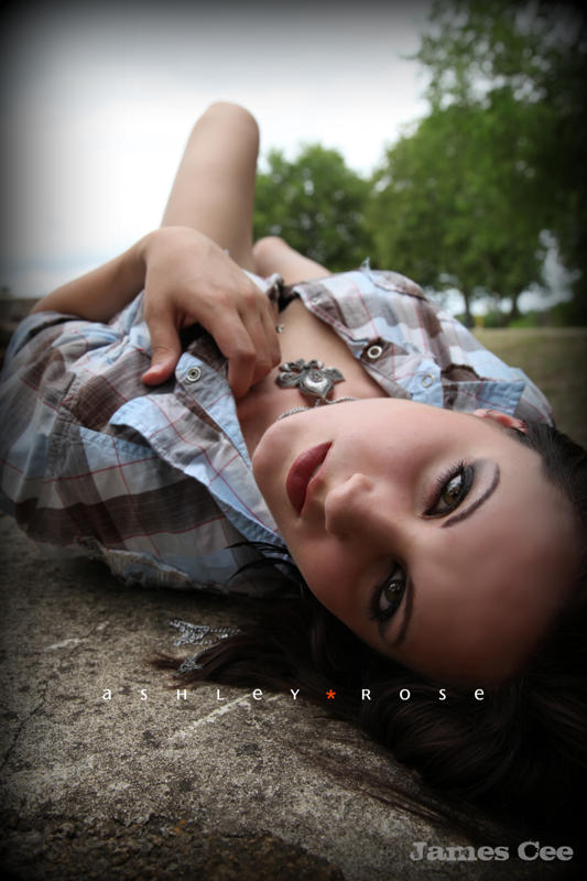 Female model photo shoot of MrsAshleyRose by JamesCee , makeup by Ellyn McLain Artistry