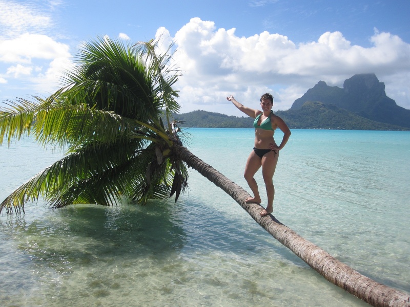 Female model photo shoot of Jenna Hughes in Bora Bora
