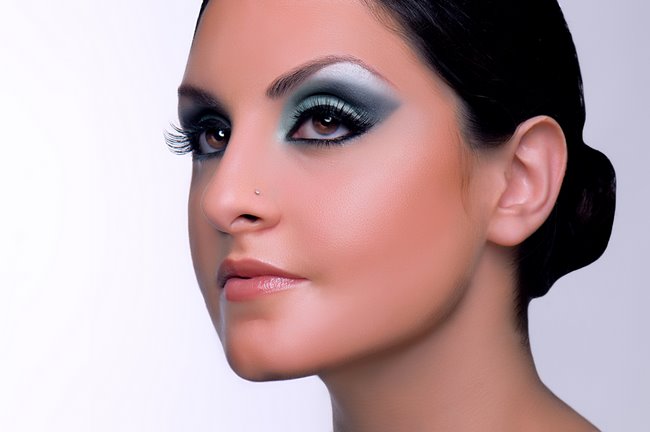 Female model photo shoot of Makeup by Kristina V