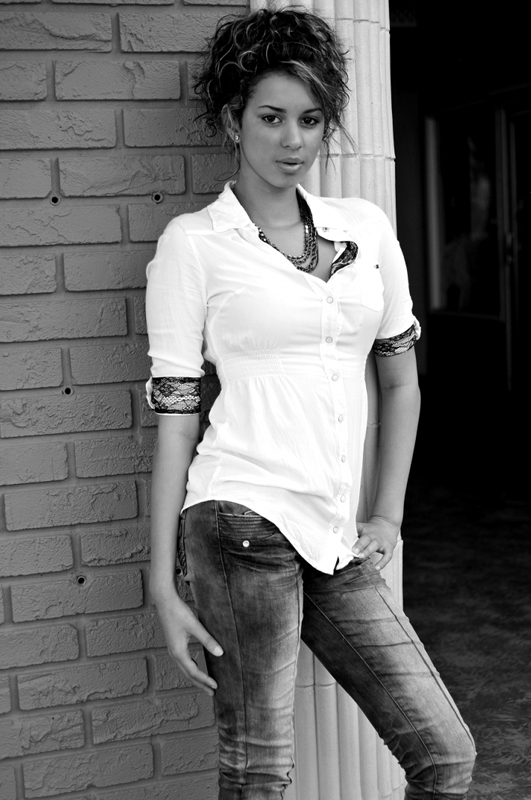 Female model photo shoot of Yensi by Bob Matteson