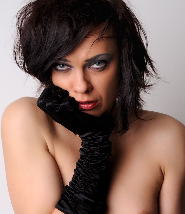 Female model photo shoot of Violeta Cute in Glasgow