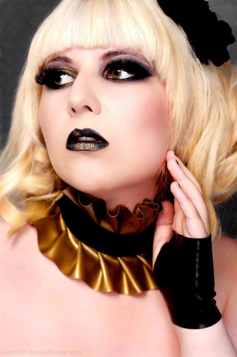 Female model photo shoot of Dollface Makeup Studio and Rudigo by J Rolph Photography in Stoke on Trent