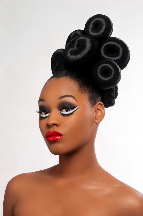 Female model photo shoot of Msprettygirl Makeup, hair styled by aleetha clanton