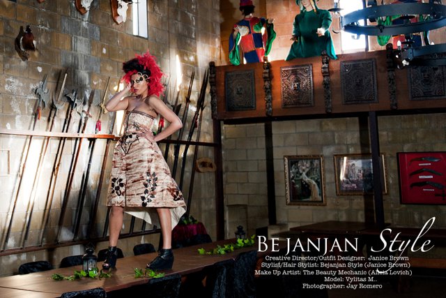 Female model photo shoot of Bejanjan Style-Designer