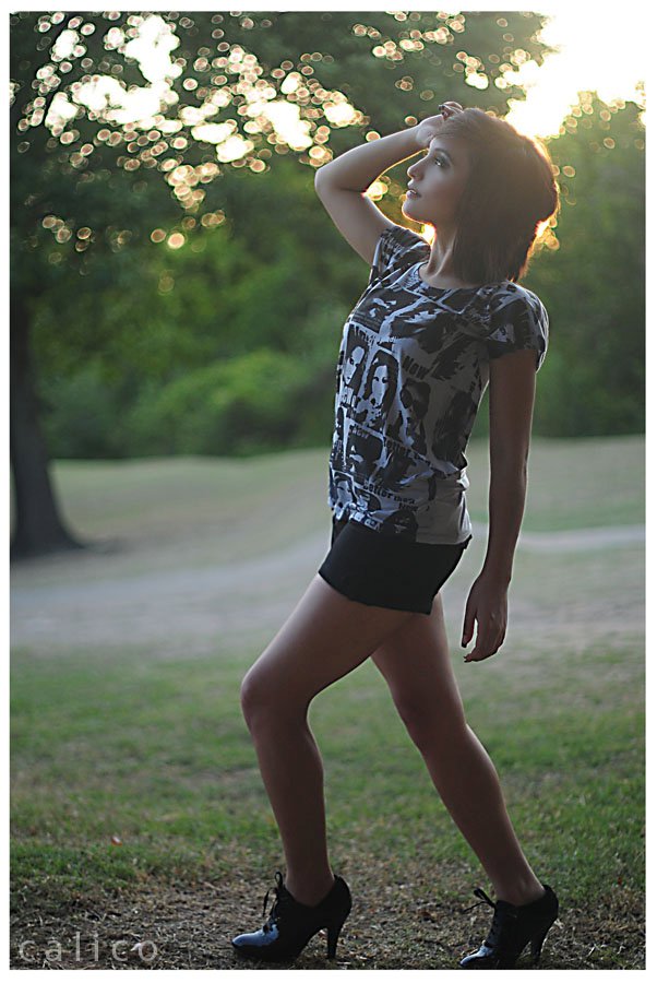 Female model photo shoot of JenniferCorona by Calico Roni Rosenberg in Buffalo Bayou Park
