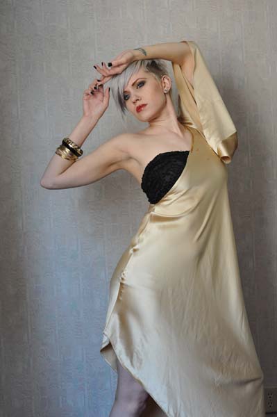 Female model photo shoot of Lori Delmer by H B P, wardrobe styled by Dre Ra-bel