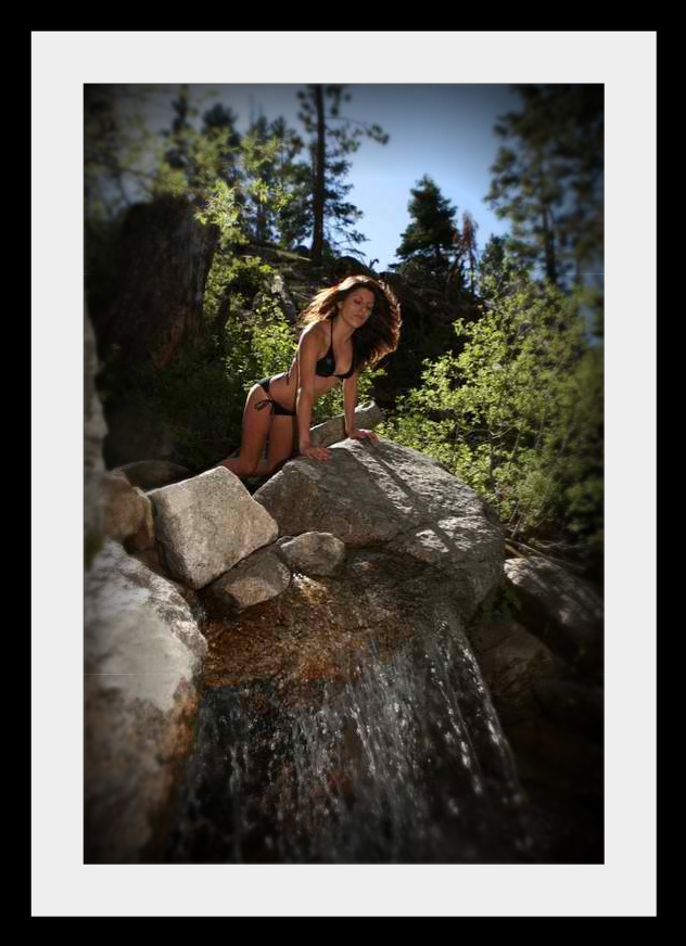 Female model photo shoot of Brandi CA in Big Bear, CA