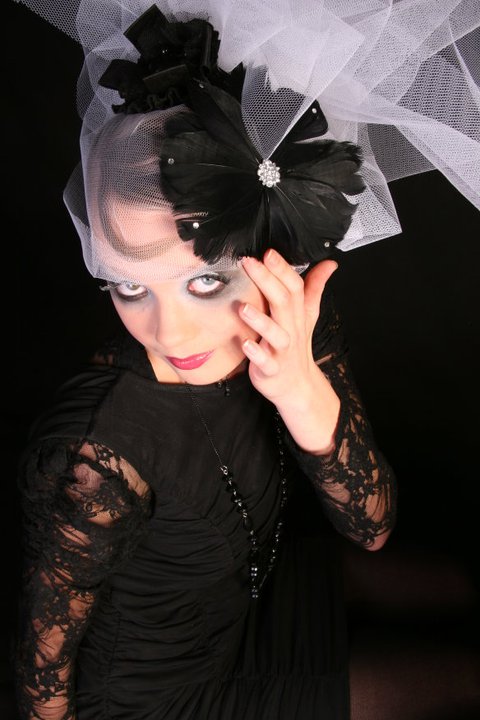 Female model photo shoot of Melina Barclay, makeup by phoebe stonechild