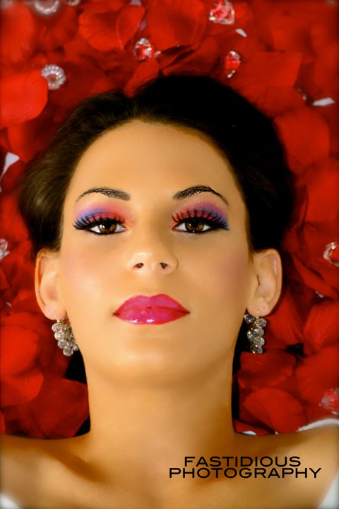 Female model photo shoot of Makeup by DeZauree