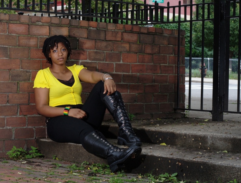 Female model photo shoot of Aila S Adalia by AG_Boston in Somewhere downtown