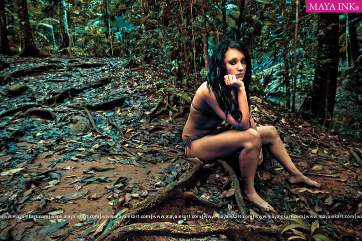 Female model photo shoot of MAYA INK  in Gold Coast