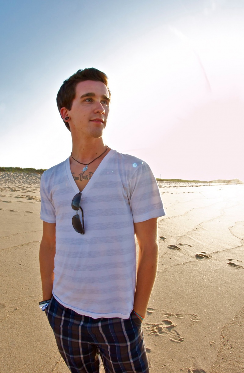 Male model photo shoot of Jayk Watson in Head of the Meadow Beach, Truro