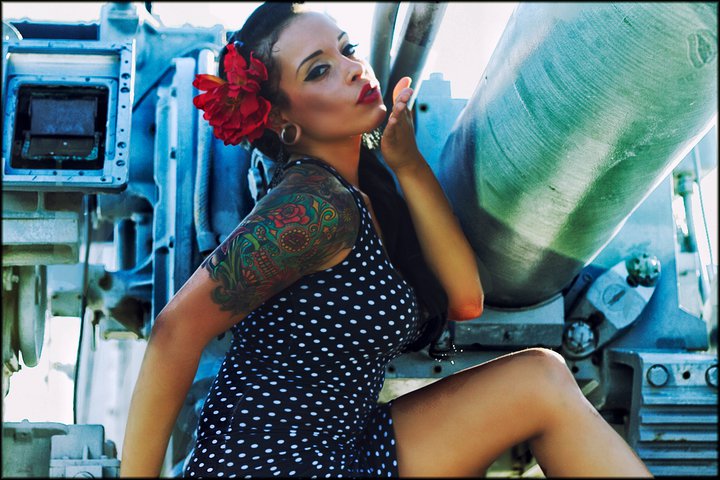 Female model photo shoot of ChicaLisa by Maximilian Rivera in American Victory Ship Tampa FL