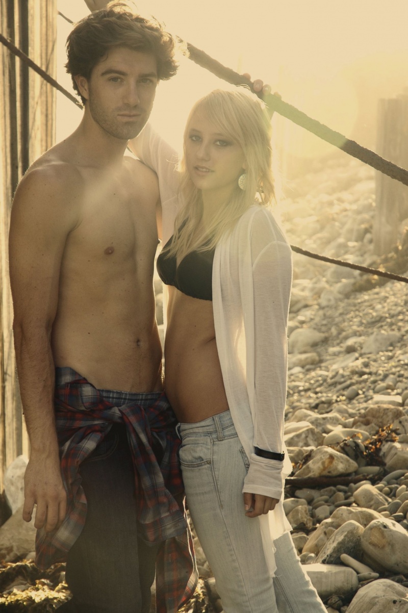 Female and Male model photo shoot of Nonna P and Ross Gill  in Ellwood, Goleta, CA