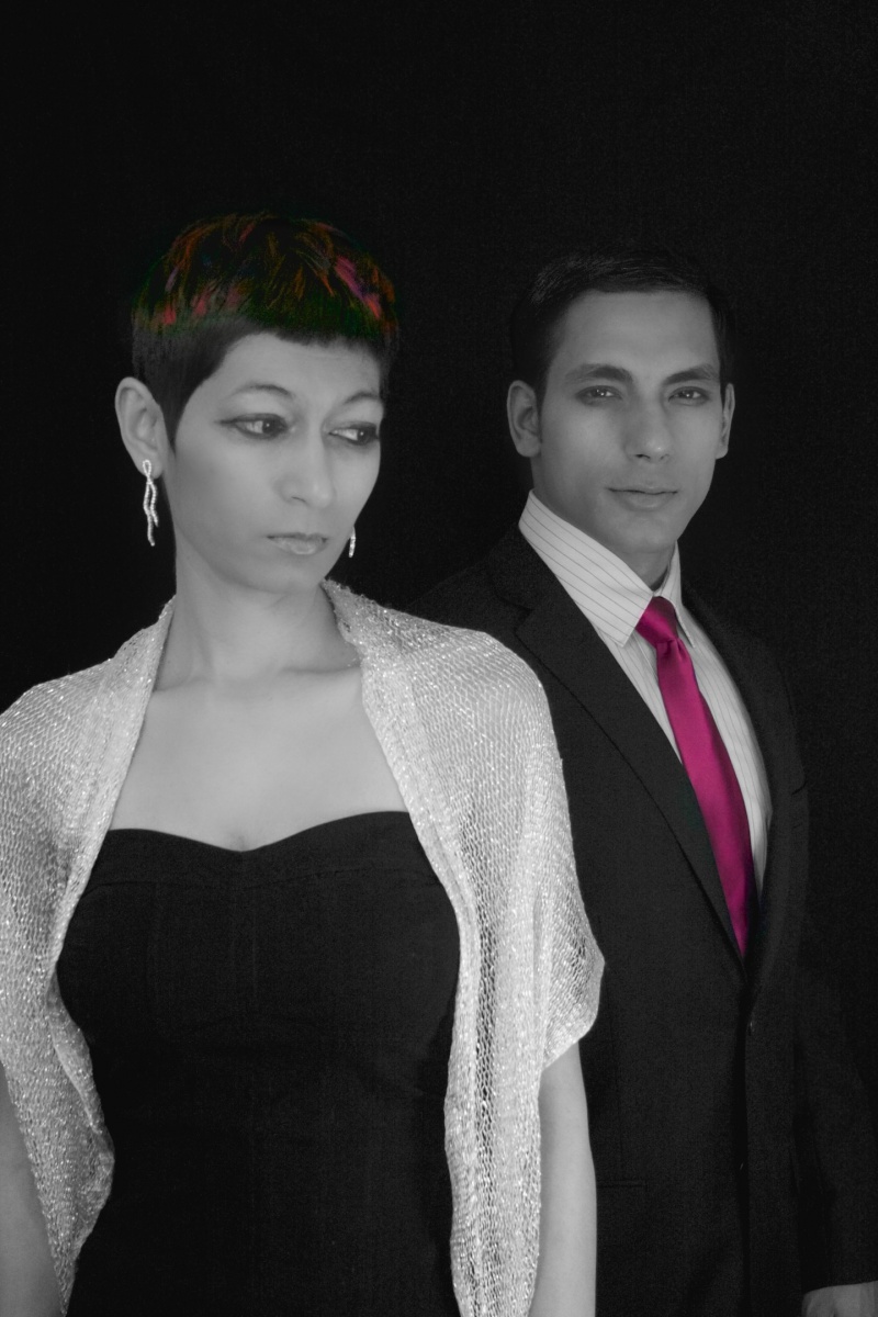 Female and Male model photo shoot of Kaliee Ray and Raz Singh by Ashton Shah in Bellevue, WA, hair styled by M Kristin Baldwin, makeup by milouze