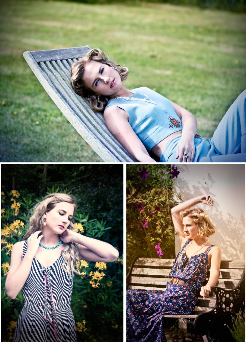 Female model photo shoot of Poppy French and Samantha Sophie in SURREY, makeup by Laura Naish