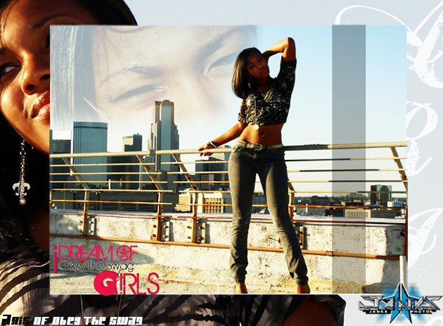 Female model photo shoot of MsAris by Obey The Swag Photos in South Side Lofts roof top dallas tx