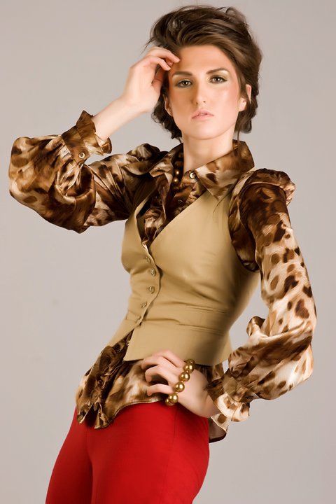 Female model photo shoot of Alexandria_Zadobrovskoi by StephM_Photo